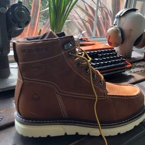 Brand New Wolverine Leather Work boots